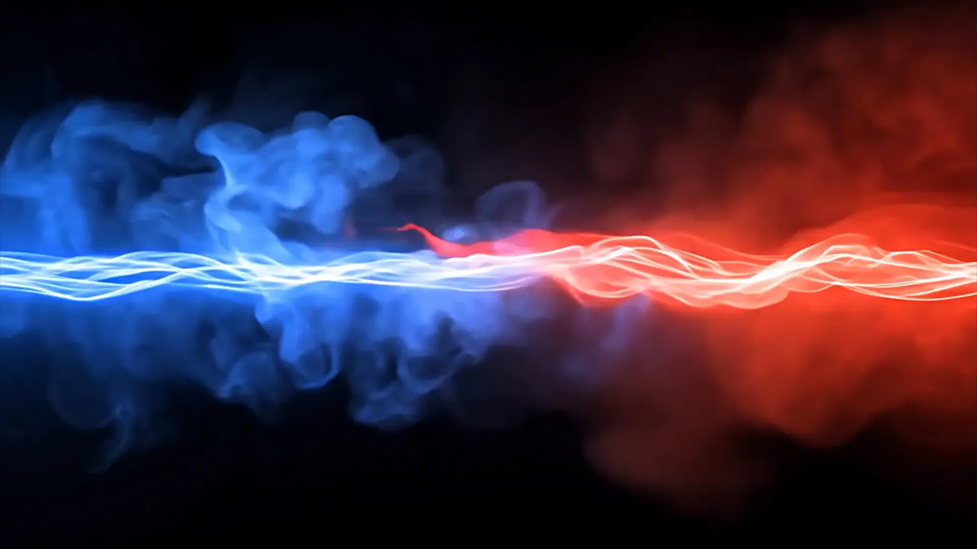 Colorful Electric Wave Overlay for Title Animation